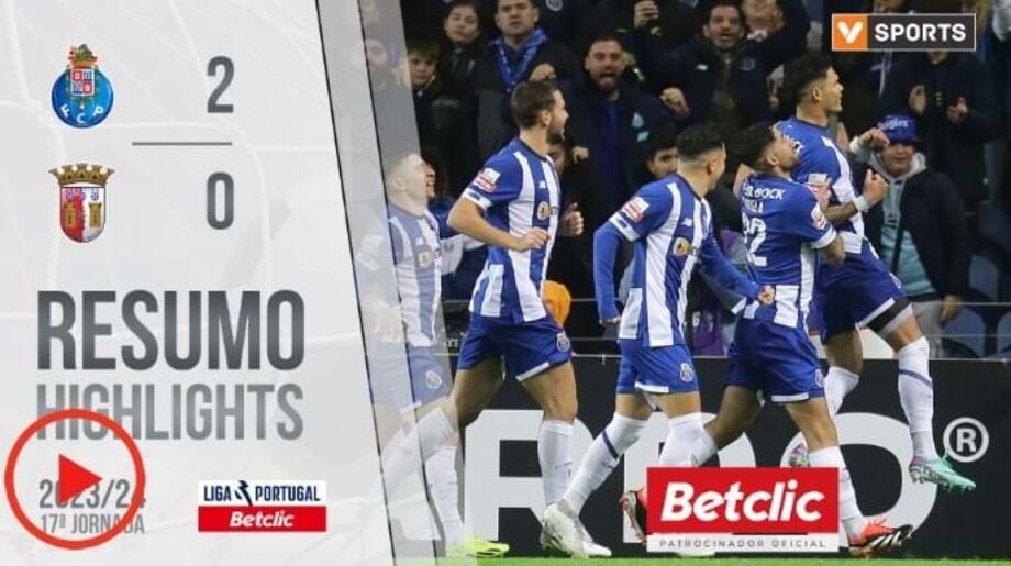 A crónica do FC Porto-Sp. Braga, 2-0: O efeito Amoreira em neoclássico azul