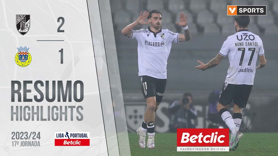 A crónica do V. Guimarães-Arouca, 2-1: jogar à apanhada numa cambalhota