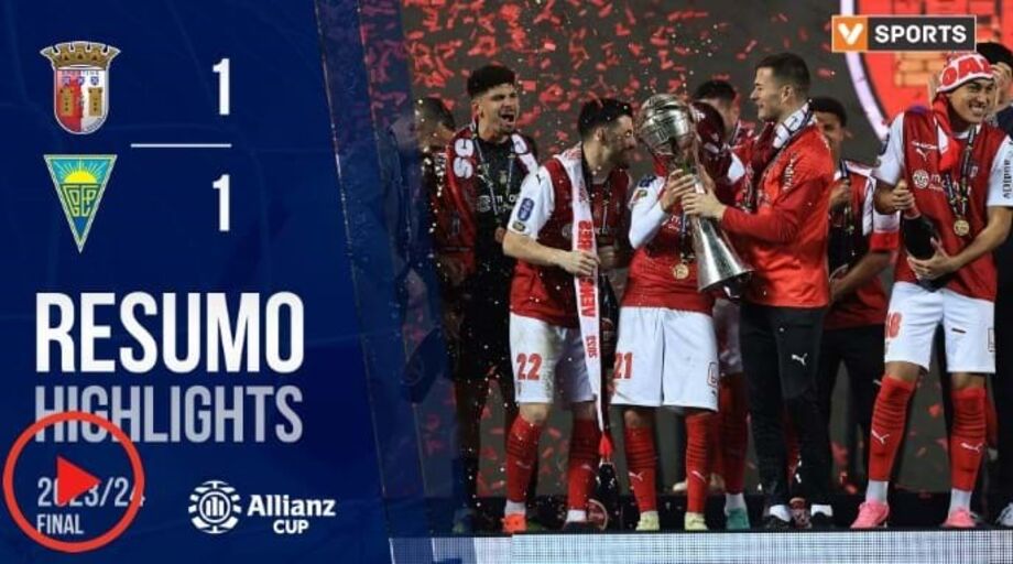 A crónica do Sp. Braga-Estoril, 1-1 (5-4 penáltis): um Puskás, uma Taça e um bocejo pelo meio