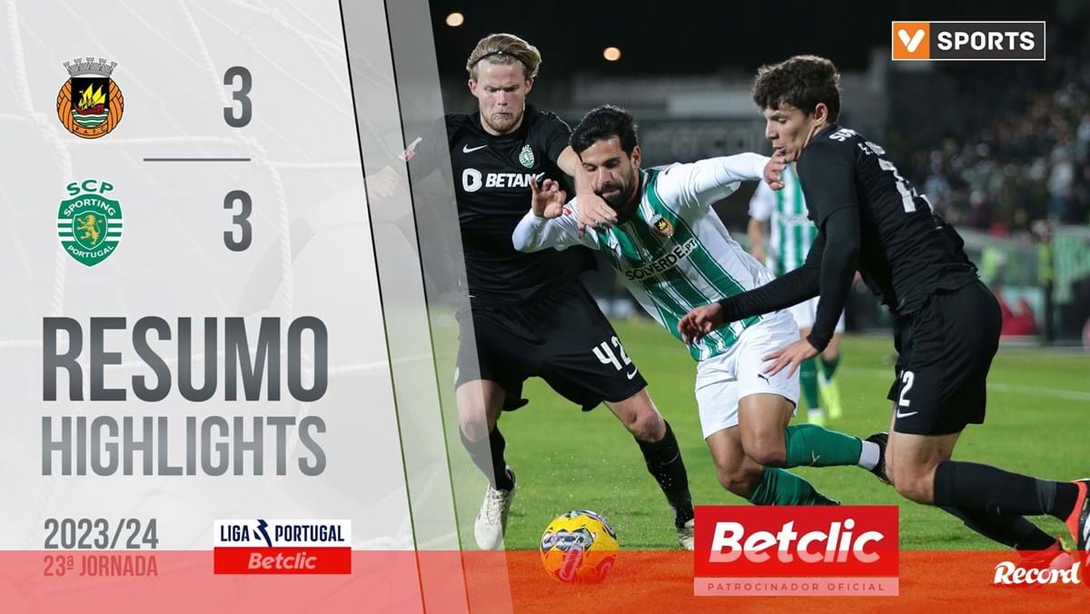 O resumo do Rio Ave-Sporting: golos, casos e outros lances