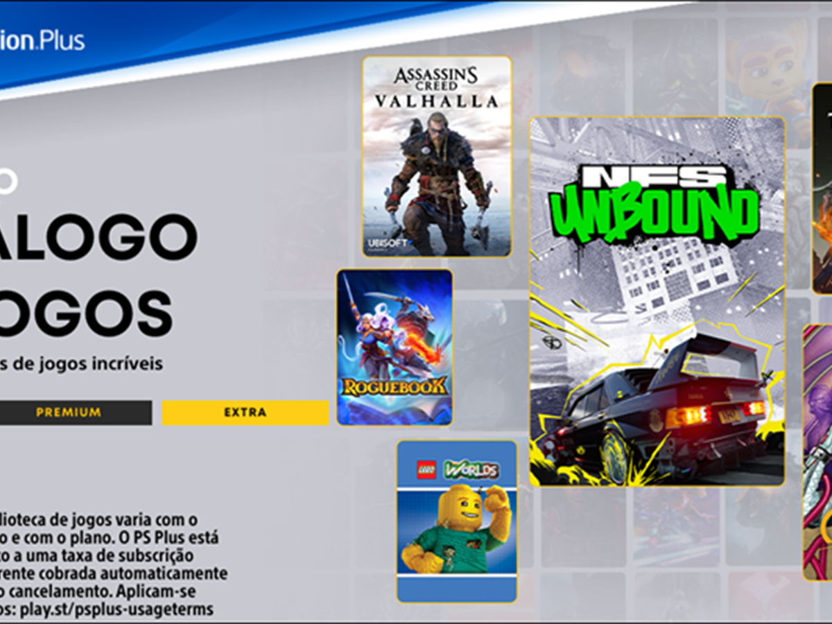 Catálogo de Jogos PlayStation Plus para fevereiro: Need for Speed Unbound,  The Outer Worlds, Tales of Arise, Assassin's Creed Valhalla e muito mais –  PlayStation.Blog BR