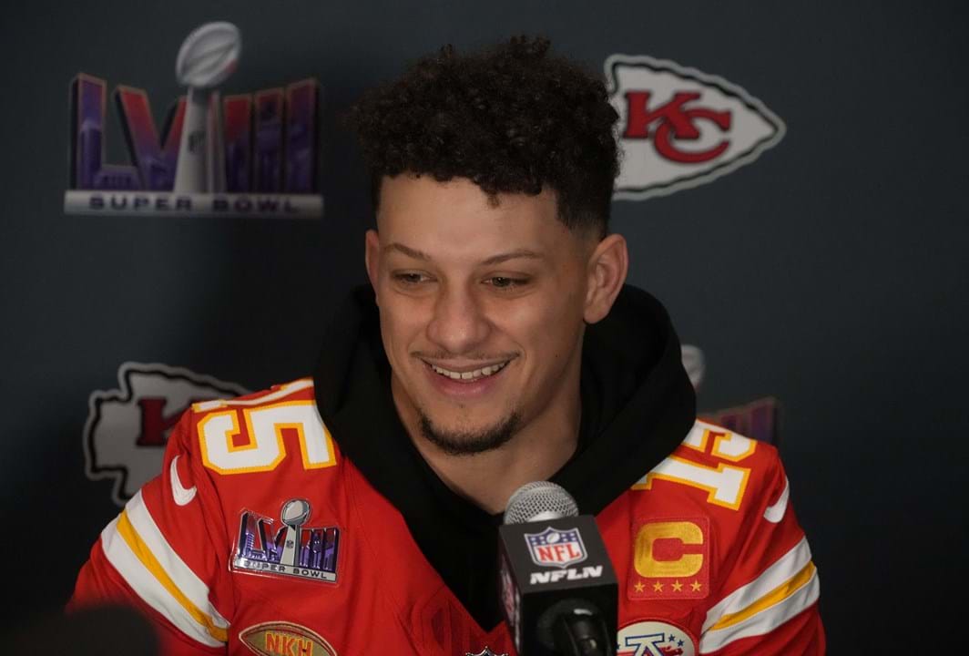 10.º Patrick Mahomes (Futebol Americano) - 78,3 milhões de euros