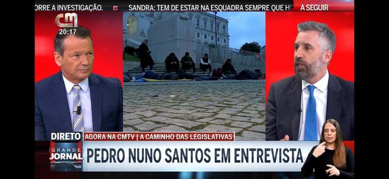 Entrevista a Pedro Nuno Santos na CMTV