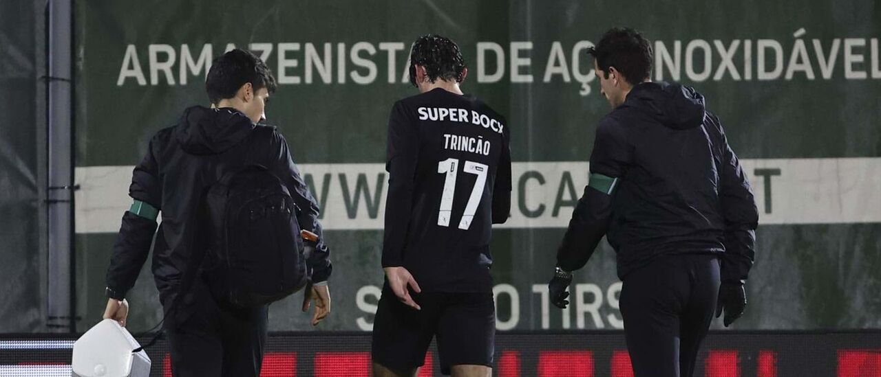 Trincão foi substituído em Vila do Conde ainda na primeira parte