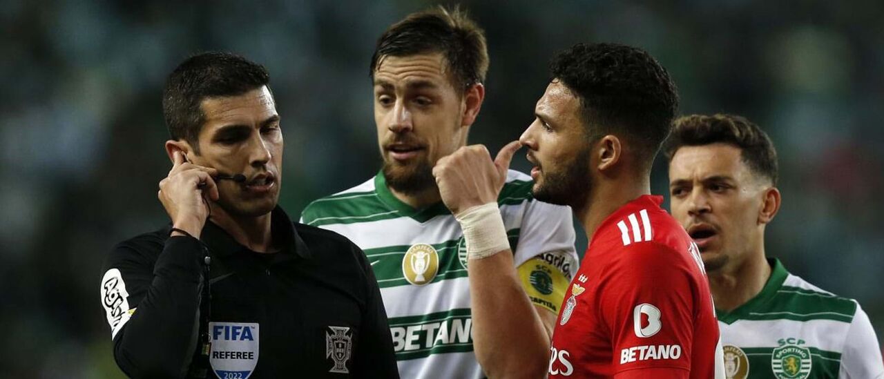 Fábio Veríssimo num Sporting-Benfica para a Liga 2021/22