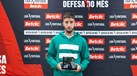 Gonçalo Inácio recebeu prémio de defesa do mês: «É um enorme orgulho. A equipa ajuda muito»