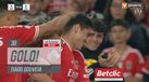 Benfica-Vizela: Tengstedt acerta no poste e Tiago Gouveia não falha na recarga