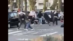 Novas imagens mostram bem a dimensão das cenas de pancadaria entre adeptos de Famalicão e Sporting