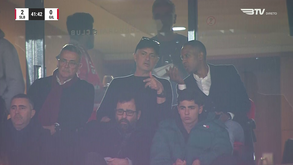 José Mourinho no Estádio da Luz a assistir ao Benfica-Gil Vicente