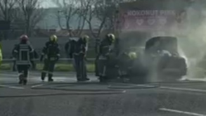 Incêndio em carro no IC19