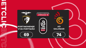 Liga Betclic masculina: o resumo do Portimonense-AD Galomar