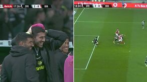 O tremendo golo de Eduardo Quaresma no Sporting-Sp. Braga: correu dois terços do campo e finalizou com classe