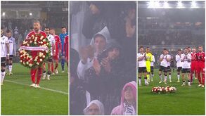 Arrepiante: o momento em que os jogadores de V. Guimarães e Benfica homenagearam Fehér