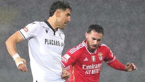 Benfica com duas baixas para o jogo com o Vizela