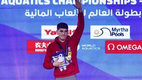 Diogo Ribeiro radiante com o título mundial: «Ouvir o hino nacional é sempre arrepiante» 