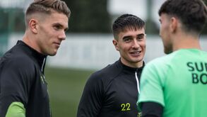 Novidades no treino do Sporting: Fresneda regressa e Paulinho volta a parar