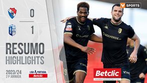 O resumo do Gil Vicente-Vizela: golo, casos e outros lances