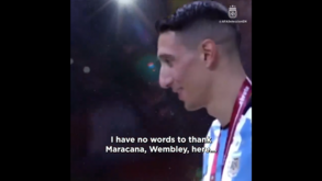 Federação argentina assinala 36.º aniversário de Di María com vídeo arrepiante