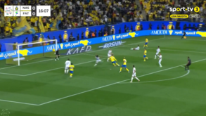 Cristiano Ronaldo letal na grande área do Al Fateh: assim foi o golo 825 do craque português