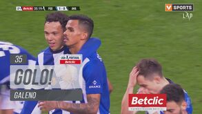 Foi desta forma que Galeno colocou o FC Porto a vencer frente ao Estrela da Amadora