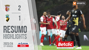 O resumo do Sp. Braga-Farense: golos, casos e outros lances