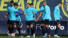 As imagens do último treino do FC Porto antes do jogo com o Arsenal