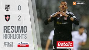O resumo do V. Guimarães-Casa Pia: golos, casos e outros lances