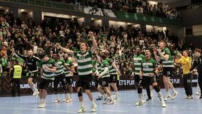Sporting com mais uma vitória sensacional: volta a derrotar o campeão em título e está nos 'quartos' da Liga Europeia