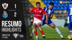 A crónica do Santa Clara-FC Porto, 1-2: reação enérgica evitou naufrágio