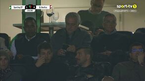 José Mourinho em Alvalade a assistir ao dérbi entre Sporting e Benfica
