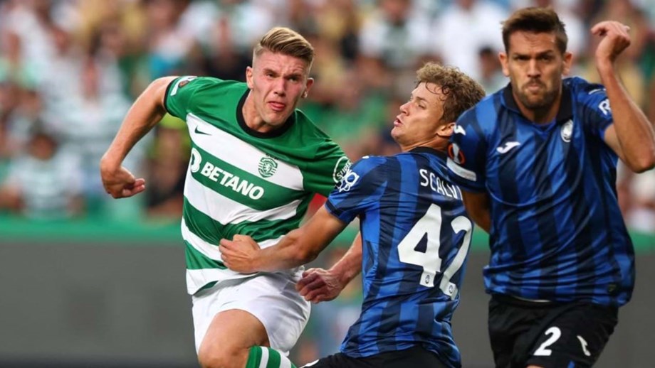 Sporting defrontou a Atalanta na fase de grupos 