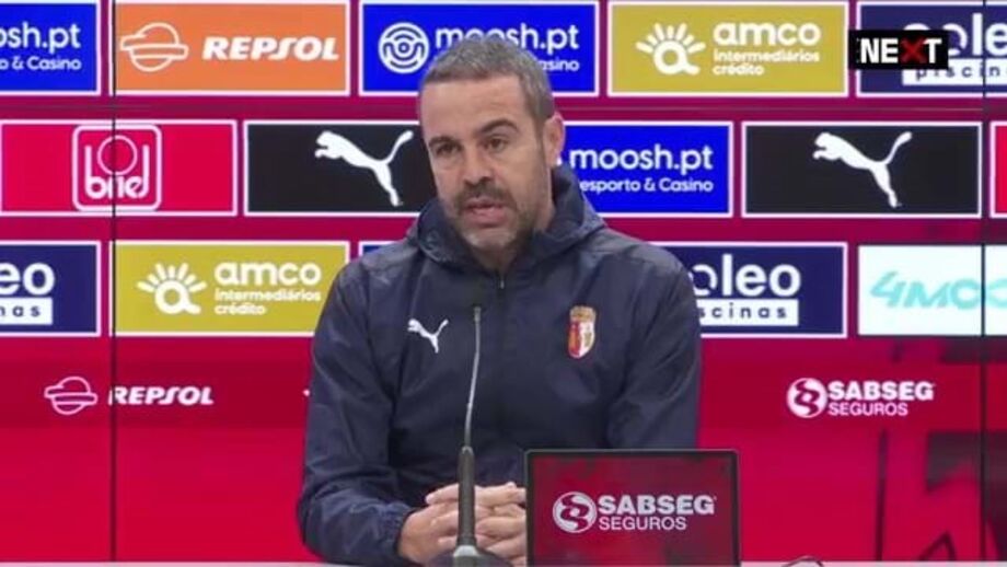 Treinador do Sp. Braga confrontado com meia-final da Allianz Cup