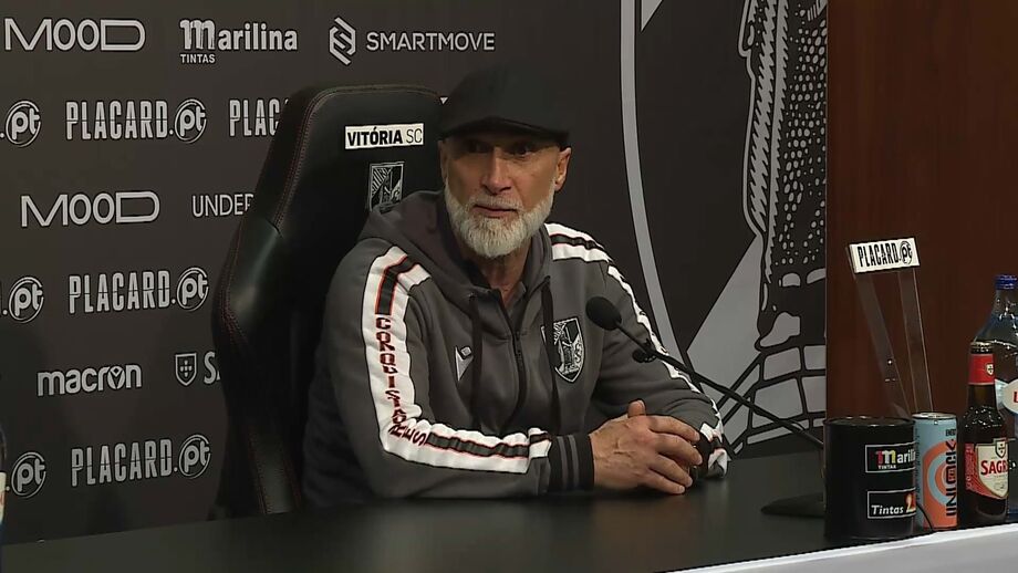 Treinador do Vitória de Guimarães enalteceu a bravura e a qualidade de jogo dos seus jogadores