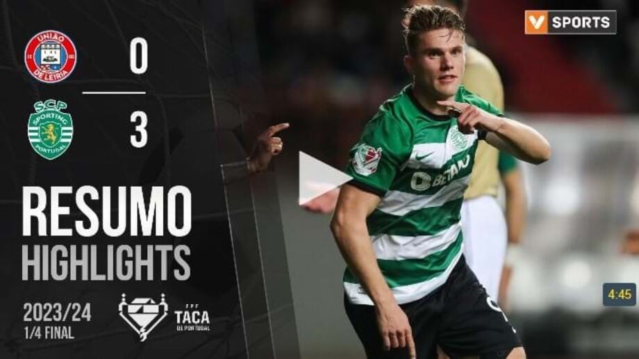 A crónica do U. Leiria-Sporting, 0-3: Gyökeres impiedoso assaltou o Castelo