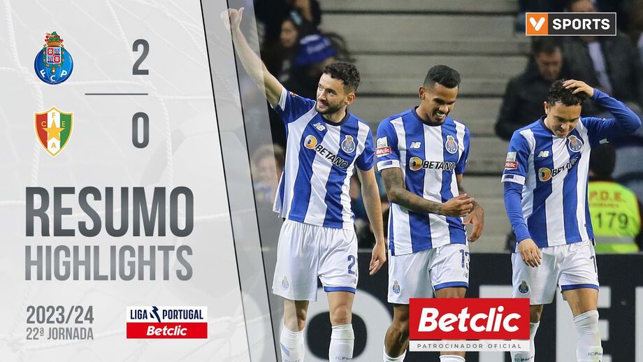A crónica do FC Porto-E. Amadora, 2-0: Guião sem surpresa teve final esperado