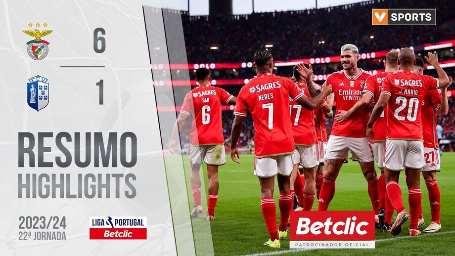 A crónica do Benfica-Vizela, 6-1: Meia hora de luxo na revolução alemã