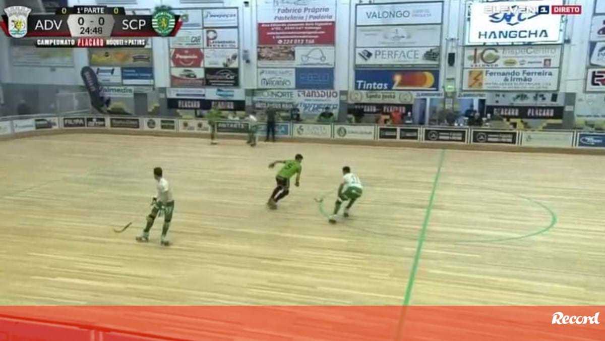 Hóquei em patins: Sporting empata em casa do Valongo