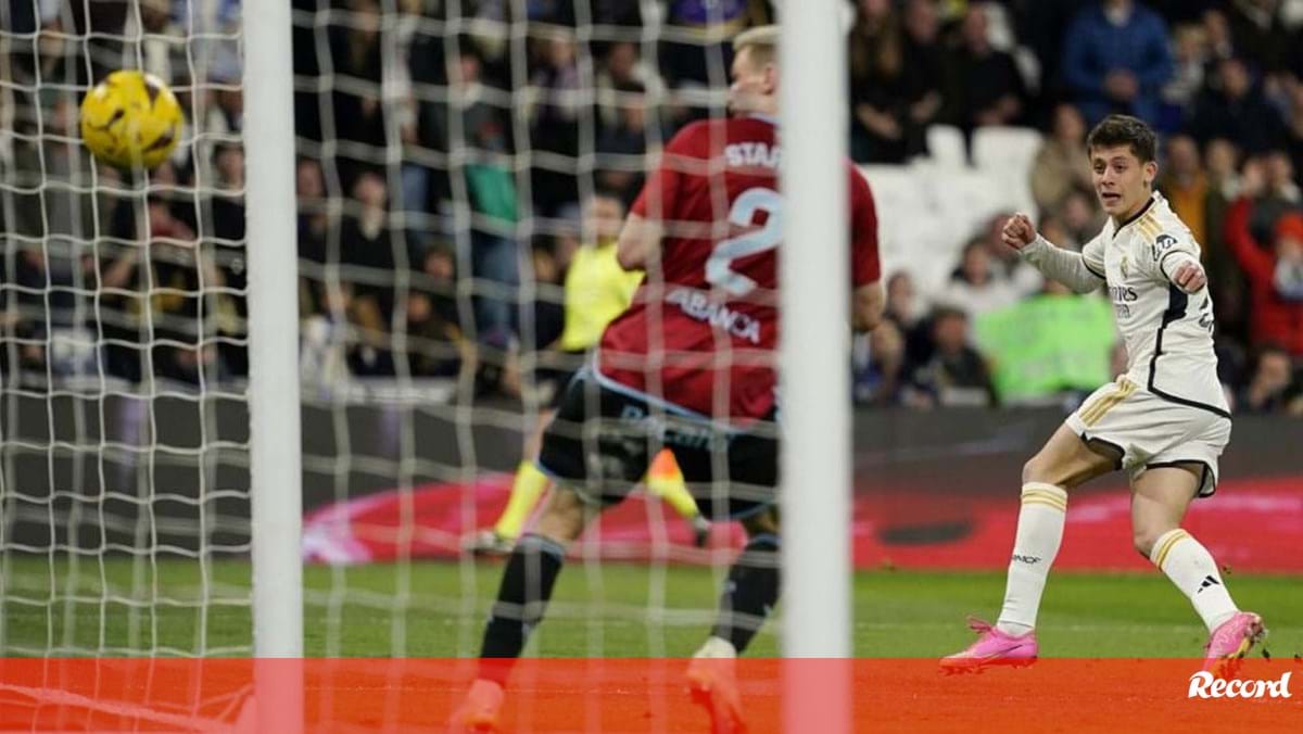 A crónica do Real Madrid-Celta de Vigo, 4-0: Galegos são presa fácil para Vini e companhia