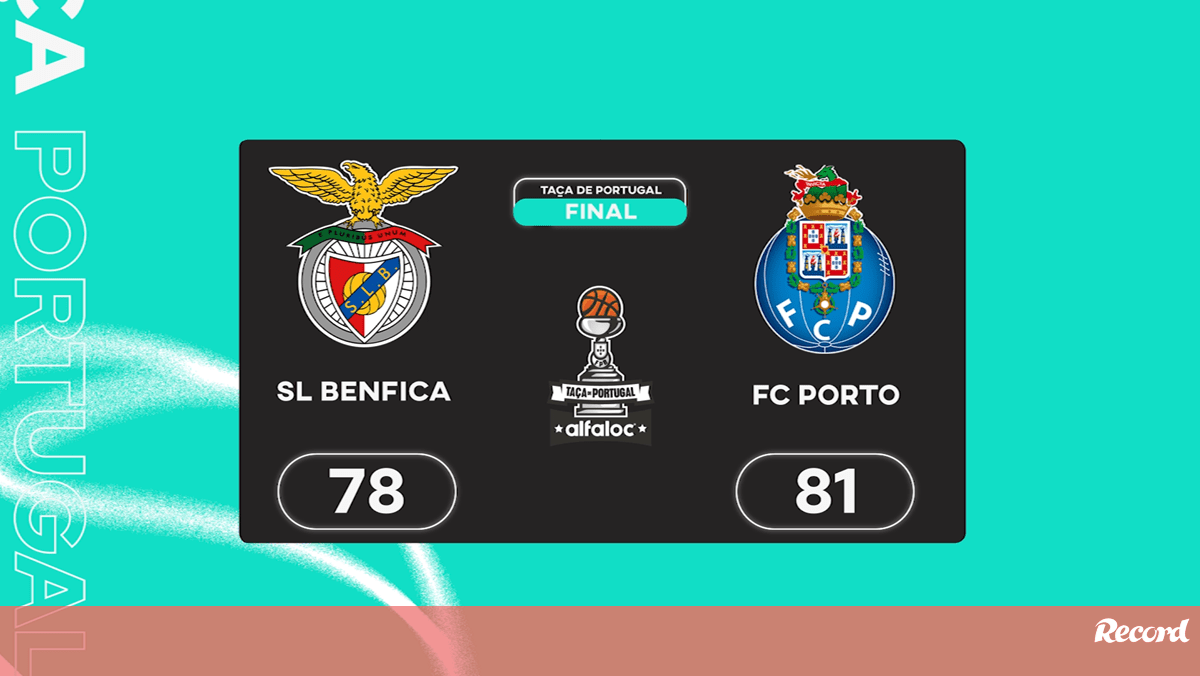 O resumo da final da Taça de Portugal entre Benfica e FC Porto