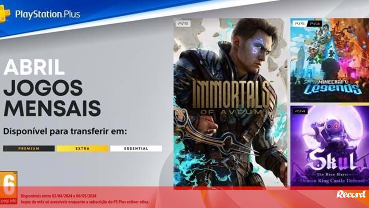 PS Plus: Aqui estão os jogos de abril