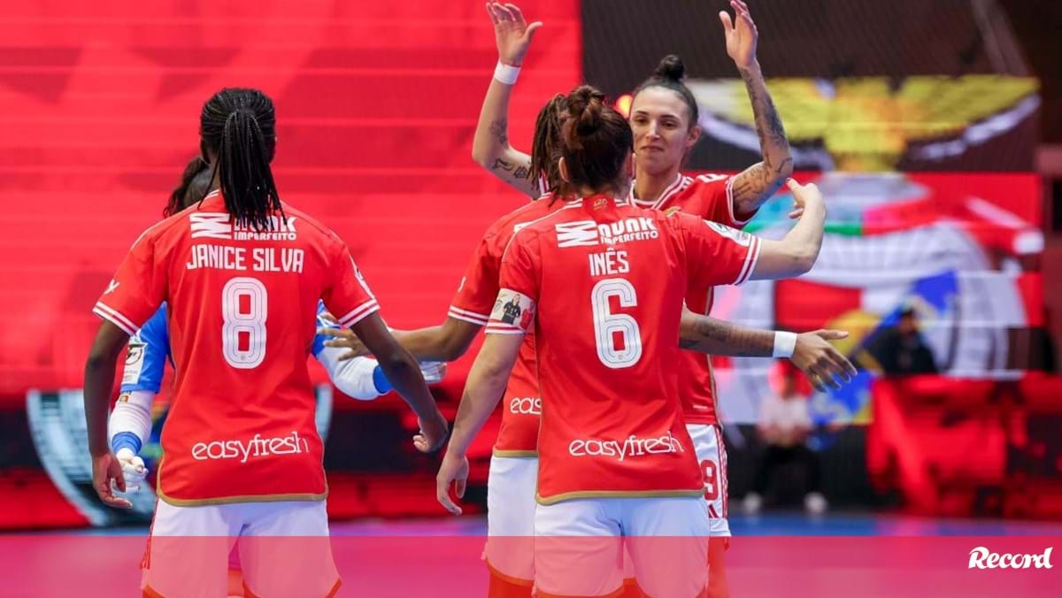 Benfica conquista Taça de Portugal feminina de futsal pela oitava vez