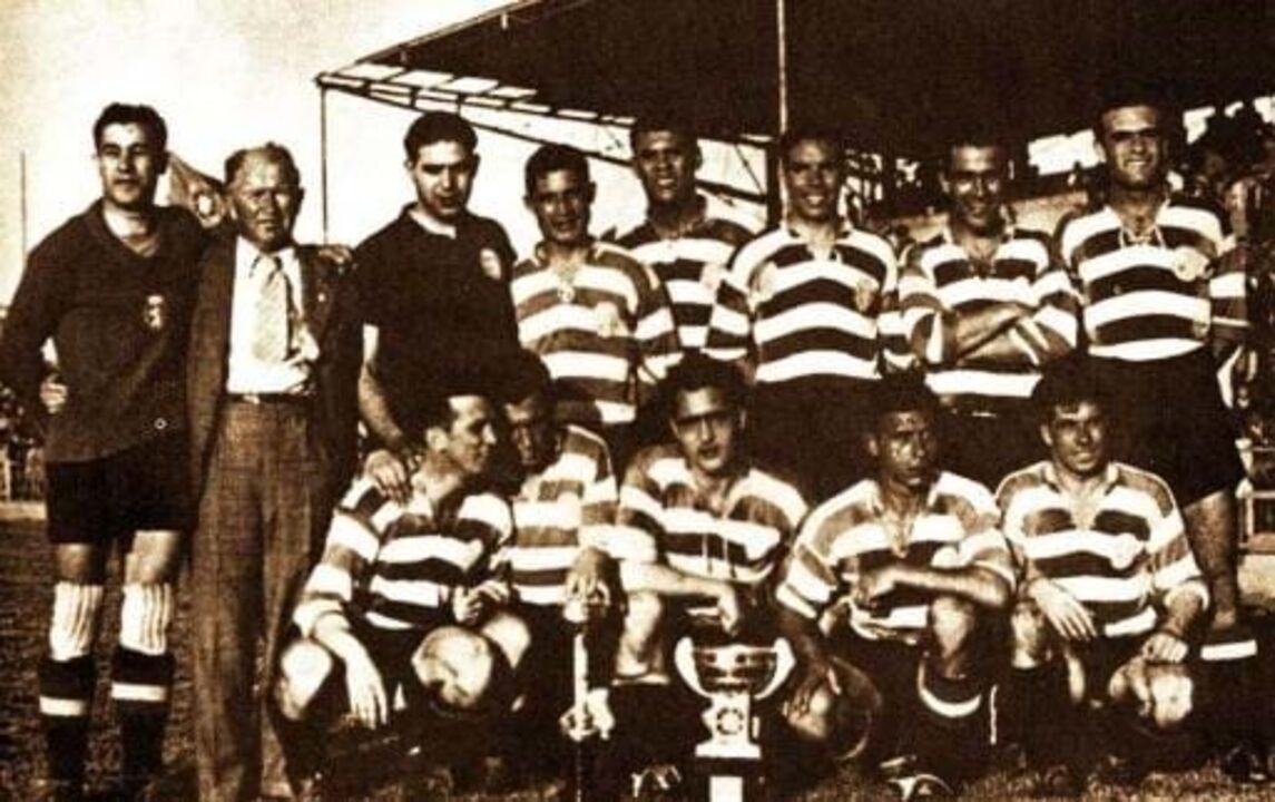 Joseph Szabo na equipa do Sporting de 1941