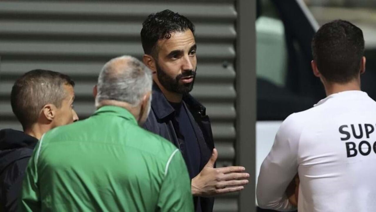 Rúben Amorim a 3 de fevereiro, enquanto aguardava para saber se o Famalicão-Sporting seria disputado nesse dia