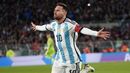 Leo Messi a festejar um golo
