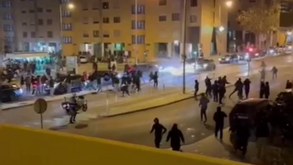 Mais imagens dos violentos confrontos entre casuals do Sporting e do Benfica