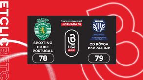 Liga Betclic masculina: o resumo do Sporting-CD Póvoa