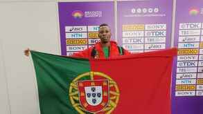 Tiago Pereira após a conquista do bronze: 