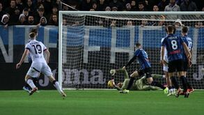 Atalanta-Bolonha, 1-2: mau ensaio geral antes da visita a Alvalade