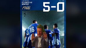 FC Porto não perdoa depois do 5-0: as piadas do clube nas redes sociais