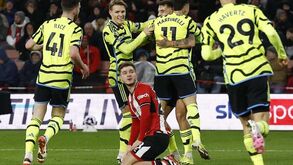 Crónica do Sheffield United-Arsenal, 0-6: Chuva de golos 